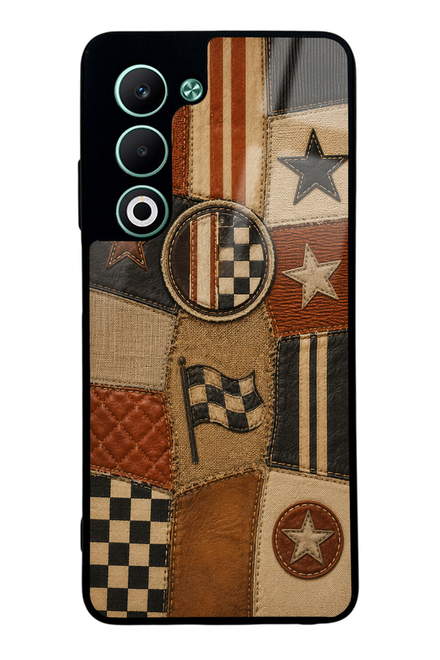 Oppo A5 Racing Leather Club Design Glossy Phone Case