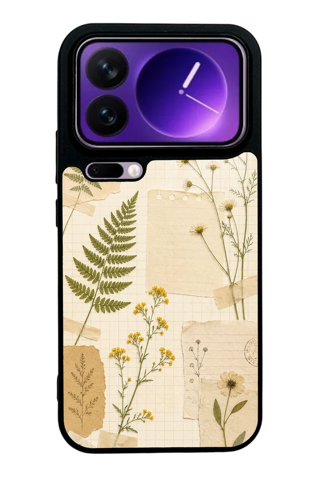 Xiaomi 17 Pro Pressed Meadow Design Glossy Phone Case