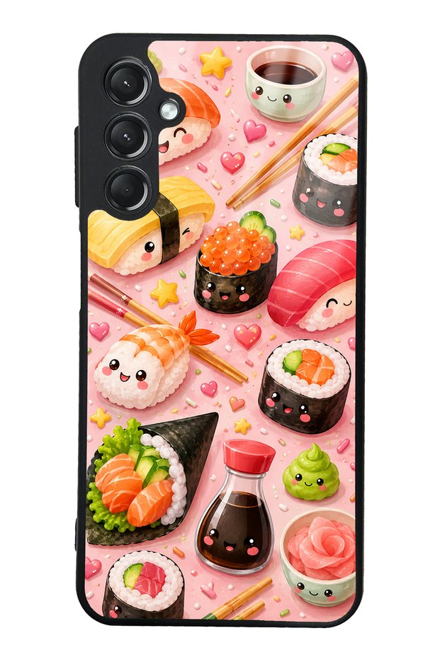 Samsung A24 Sushi Love Club Design Glossy Phone Case