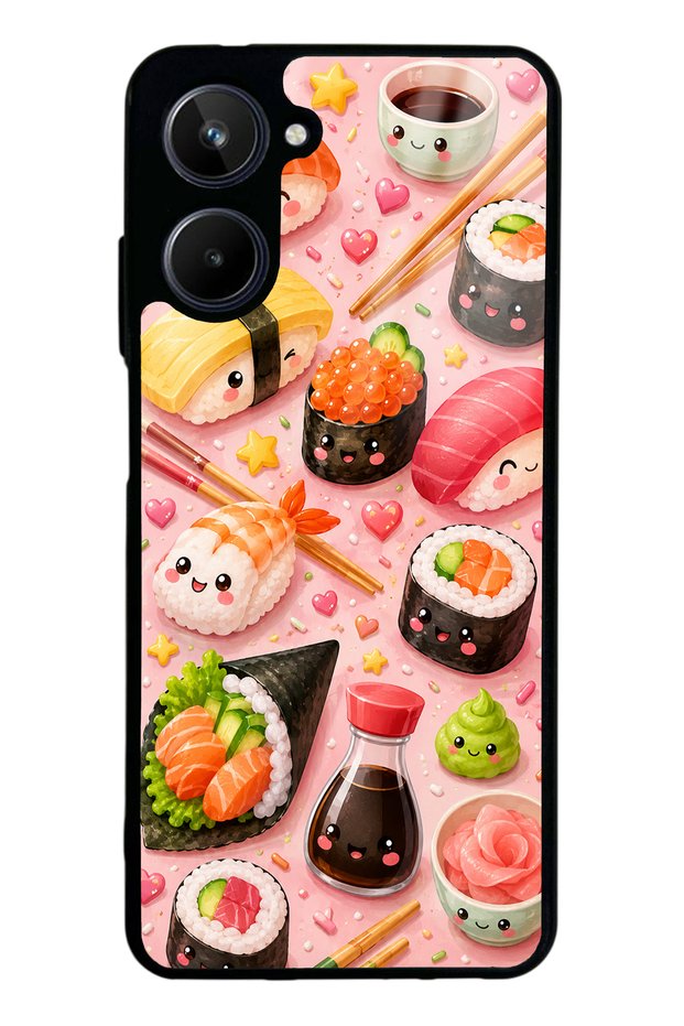 Realme 10 Sushi Love Club Design Glossy Phone Case