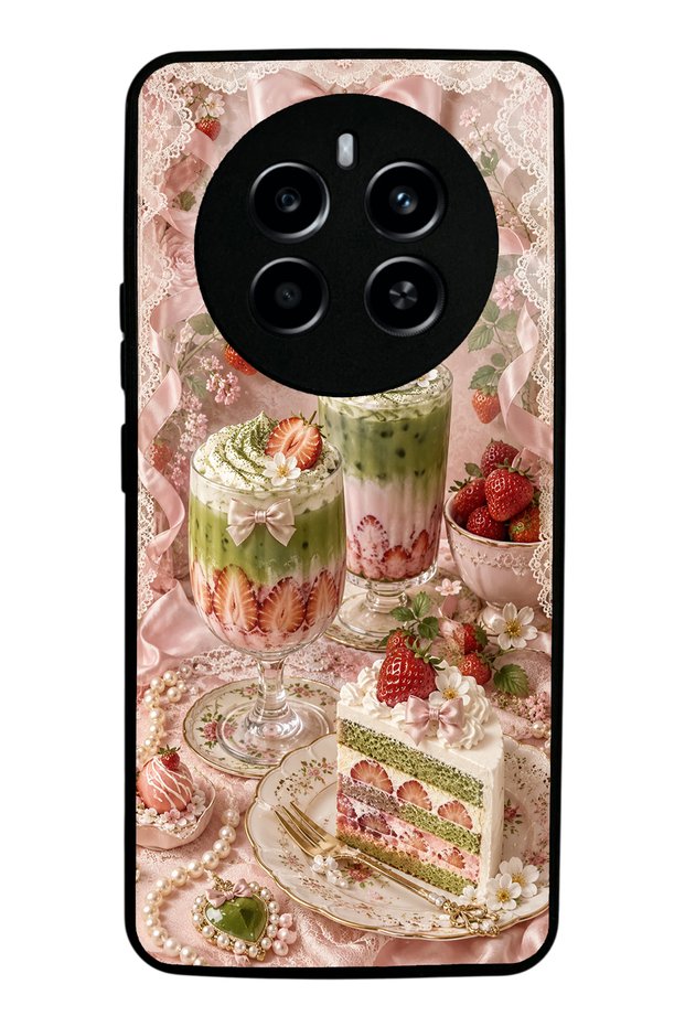 Realme 12 Pro Berry Matcha Dream Design Glossy Phone Case