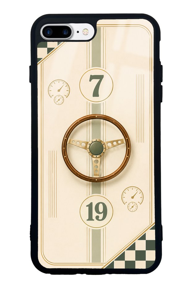 iPhone 7 Plus Classic Racer 7 Design Glossy Phone Case