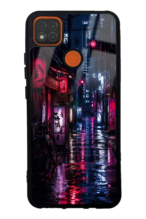 Xiaomi Redmi 9C Electric Alley Design Glossy Phone Case