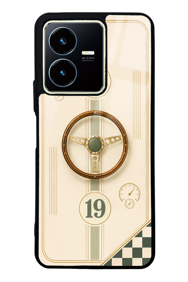 Vivo Y22S Classic Racer 7 Design Glossy Phone Case