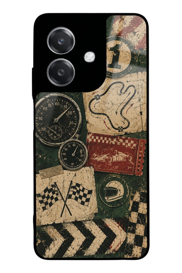 Oppo A3 Heritage Track Club Design Glossy Phone Case