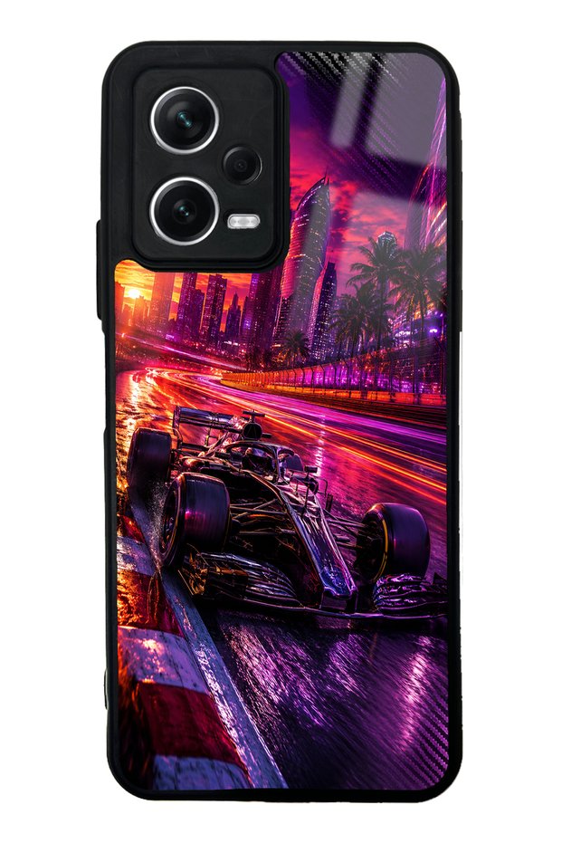 Xiaomi Redmi Note 12 5g Purple Apex Design Glossy Phone Case