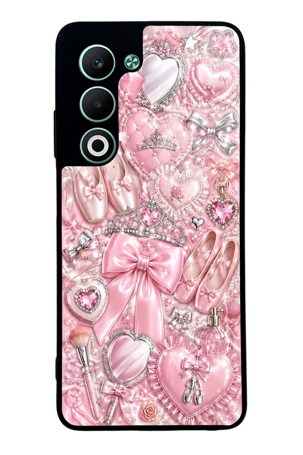 Oppo A5 Royal Pink Ballet Design Glossy Phone Case