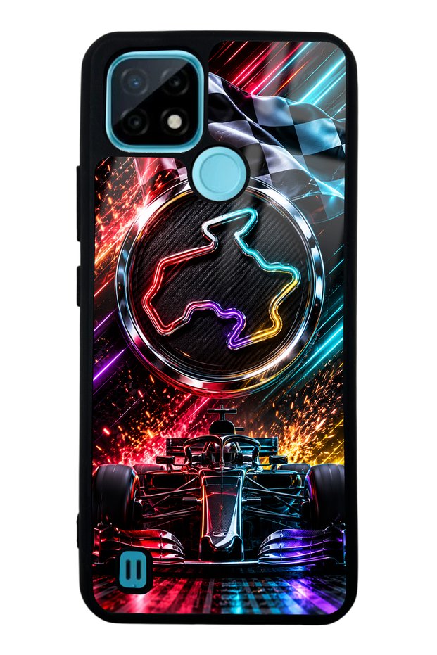 Realme C21 Apex Lights Design Glossy Phone Case