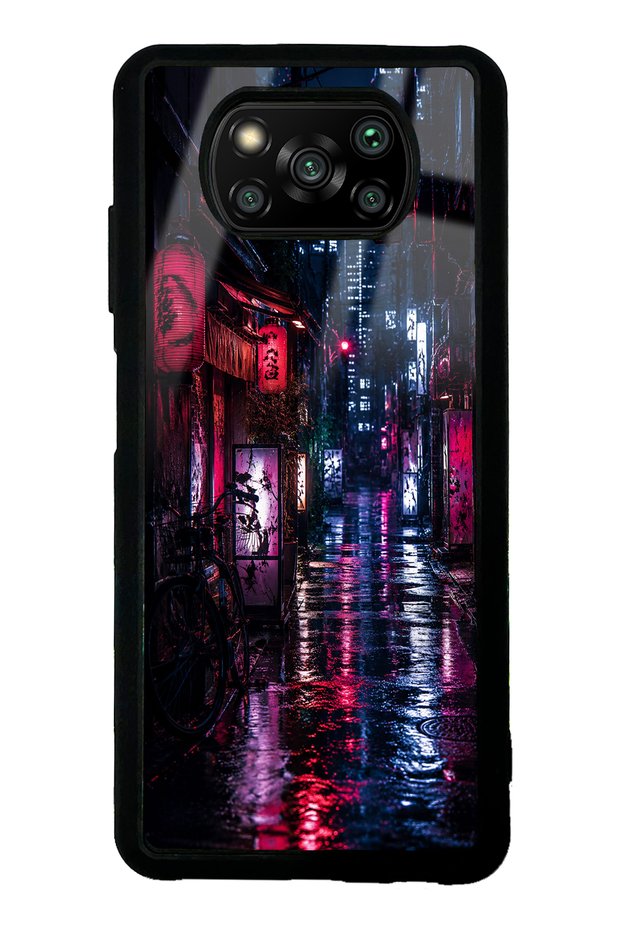 Xiaomi Poco X3 Electric Alley Design Glossy Phone Case