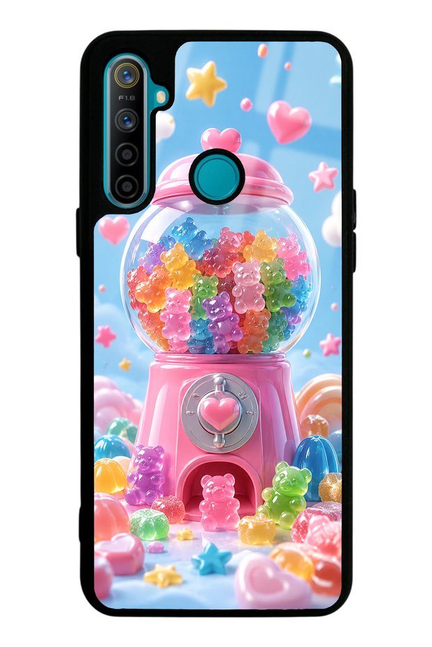 Realme 5I Candy Bear Dream Design Glossy Phone Case