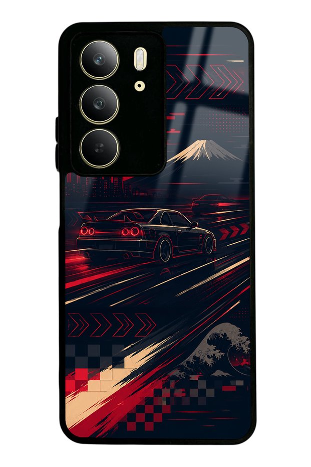 Realme C75 Tokyo Night Racing Design Glossy Phone Case