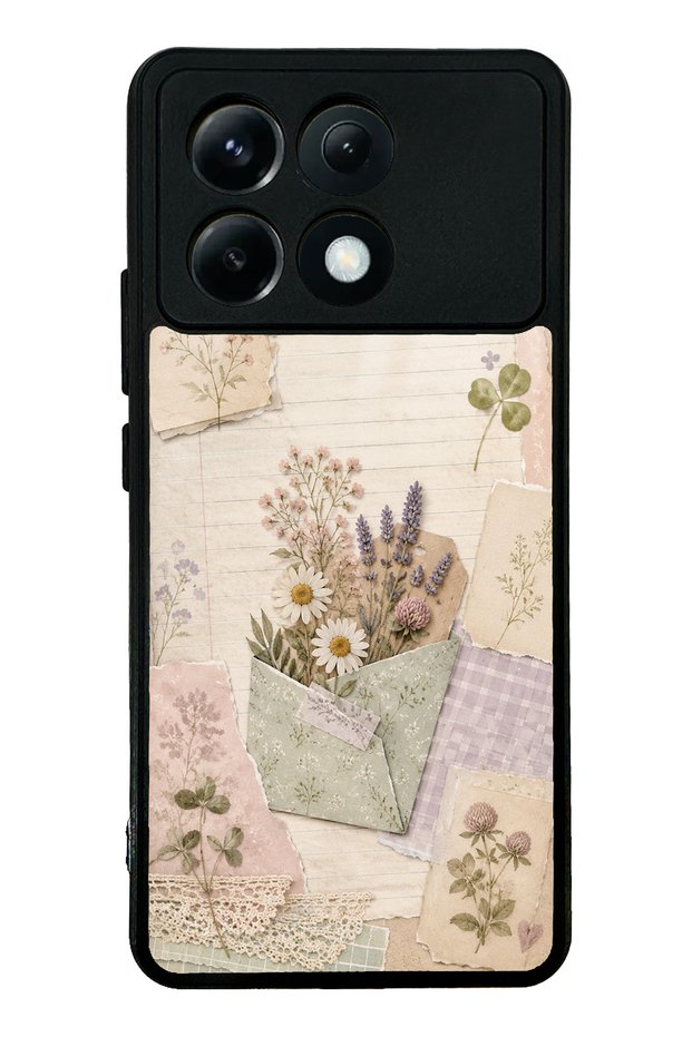Xiaomi Poco X6 Pro Wildflower Diary Design Glossy Phone Case