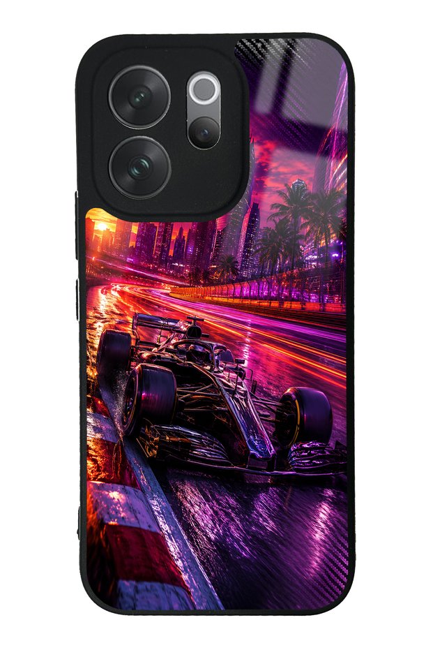 Vivo V70 Purple Apex Design Glossy Phone Case