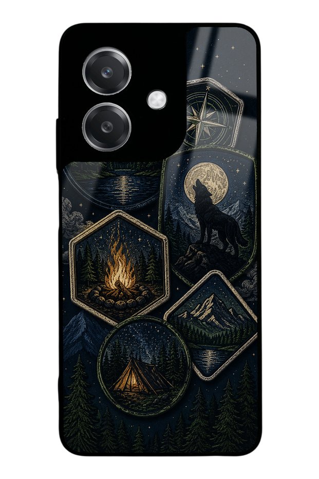 Oppo A3 Moonlit Trails Design Glossy Phone Case