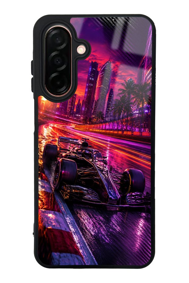 Samsung A26 Purple Apex Design Glossy Phone Case