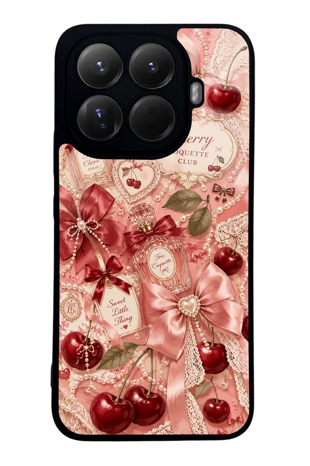 Xiaomi Mi 15t Pro Cherry Parfum Coquette Design Glossy Phone Case