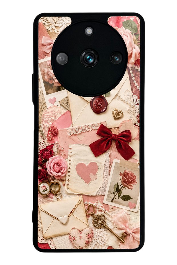 Realme 11 Pro Love Letter Garden Design Glossy Phone Case