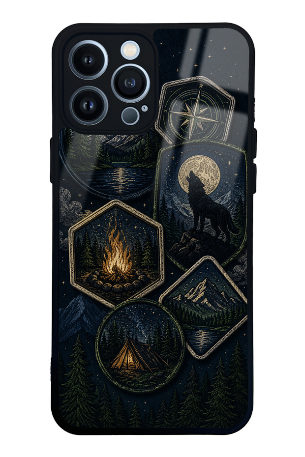 iPhone 13 Pro Max Moonlit Trails Design Glossy Phone Case