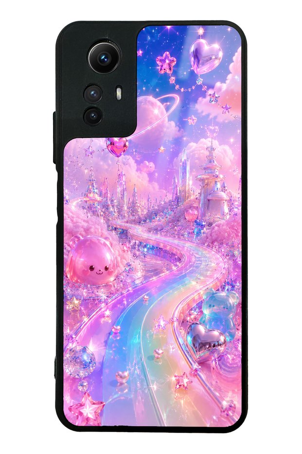 Xiaomi Redmi Note 12S Crystal Heart City Design Glossy Phone Case