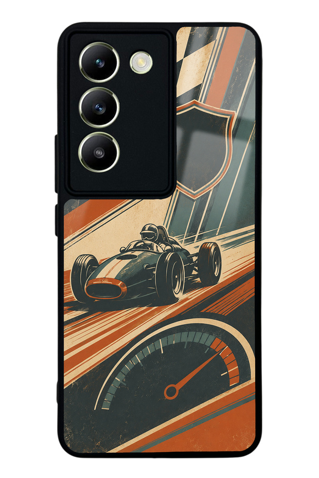Vivo V30 Lite Heritage Racer Design Glossy Phone Case