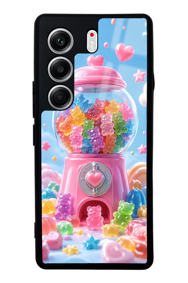 Tecno Camon 40 Pro Candy Bear Dream Design Glossy Phone Case