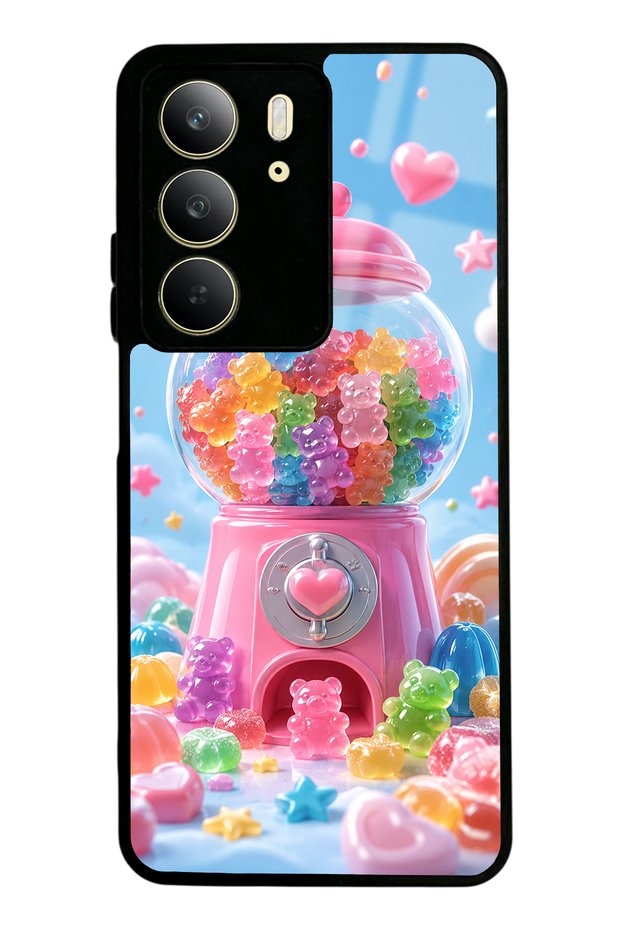 Realme C75 Candy Bear Dream Design Glossy Phone Case