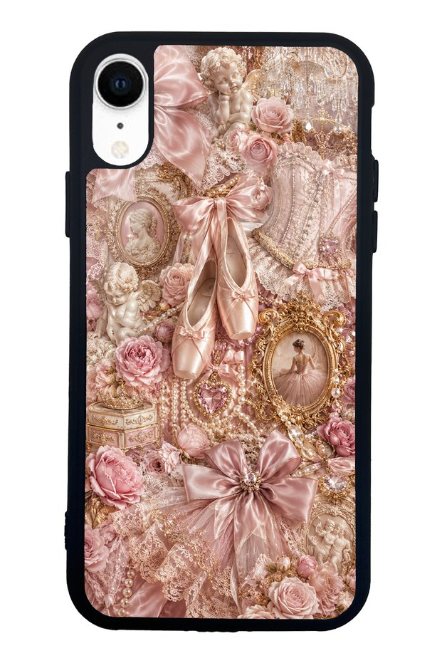 حافظة هاتف لامعة بتصميم Angel Ballet لهاتف iPhone XR
