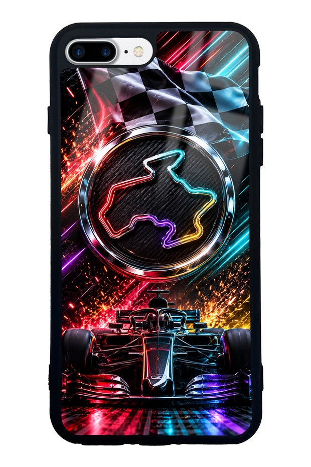 iPhone 7 Plus Apex Lights Design Glossy Phone Case