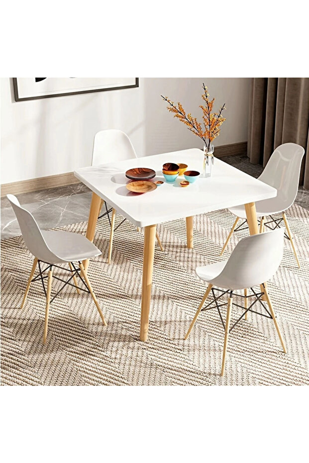 طاولة طعام مقاس 80×80×73 سم، طاولة مطبخ تتسع لأربعة أشخاص، طاولة جانبية مربعة، طاولة أريكة، طاولة أرضية متعددة الوظائف لتاتامي وغرفة النوم والشرفة، أثاث موفر للمساحة مع أرجل خشبية متينة