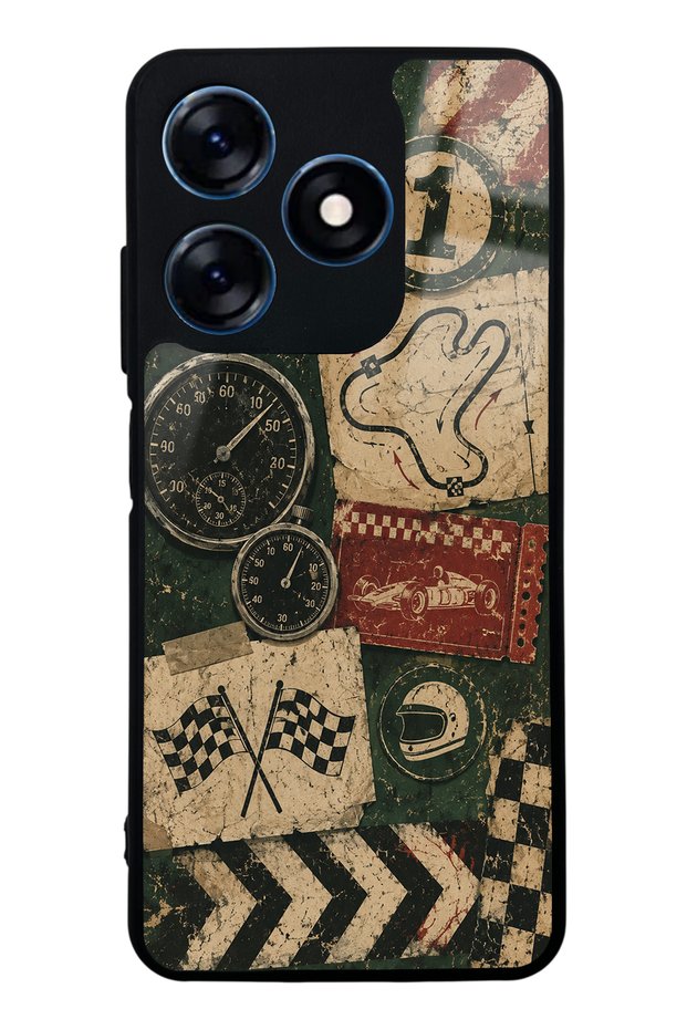 Tecno Spark 10 Heritage Track Club Design Glossy Phone Case