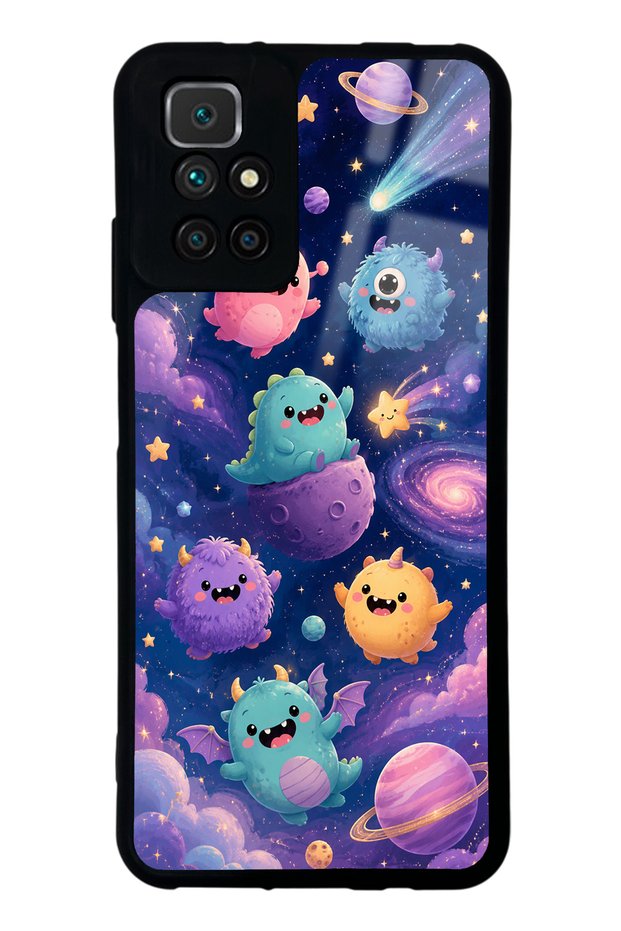 Xiaomi Redmi 10 Monster Galaxy Design Glossy Phone Case