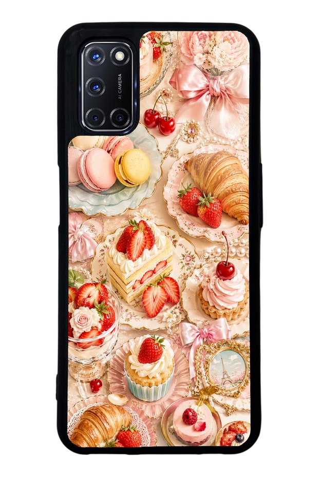 Oppo A52 Paris Sweet Berry Design Glossy Phone Case
