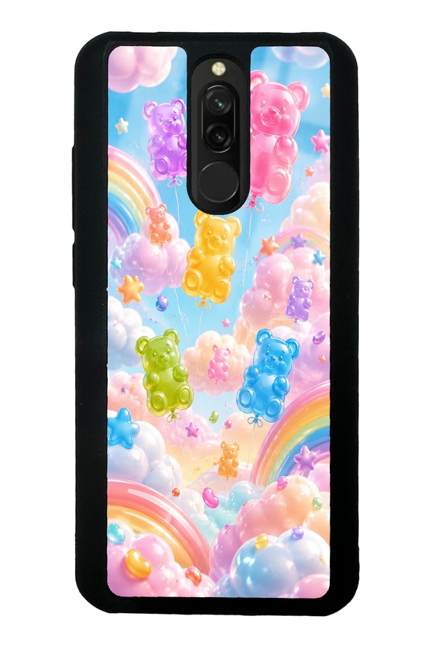 Xiaomi Redmi 8 Jelly Bear Sky Design Glossy Phone Case