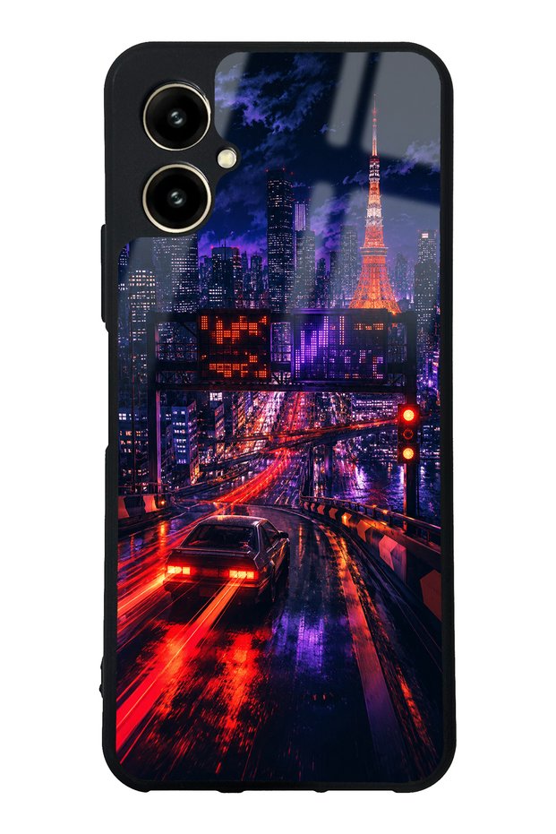 Omix X5 Neon Tokyo Nights Design Glossy Phone Case