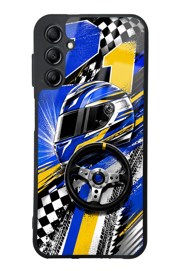 Samsung A14 Victory Lap Design Glossy Phone Case
