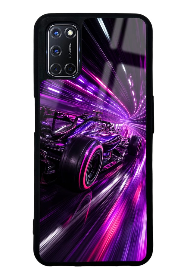 Oppo A52 Quantum Drive Design Glossy Phone Case