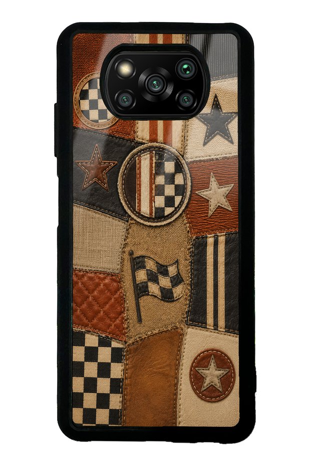 Xiaomi Poco X3 Racing Leather Club Design Glossy Phone Case