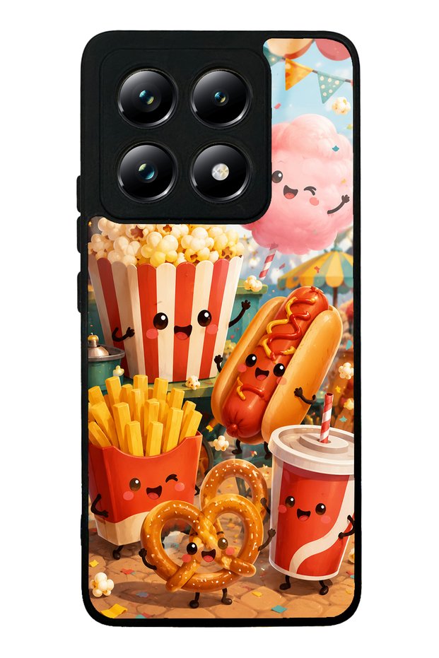 Xiaomi Mi 14t Fun Food Party Design Glossy Phone Case