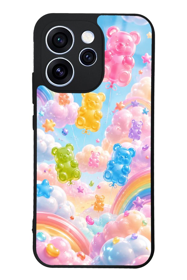 Oppo Reno 15 Pro Jelly Bear Sky Design Glossy Phone Case