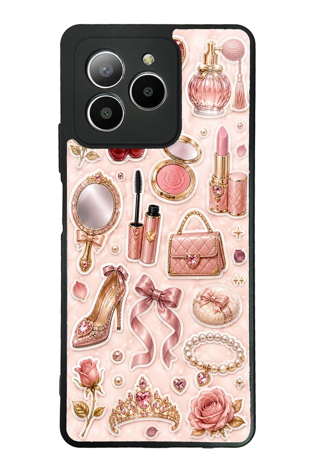 Omix X7 Rose Gold Glam Design Glossy Phone Case