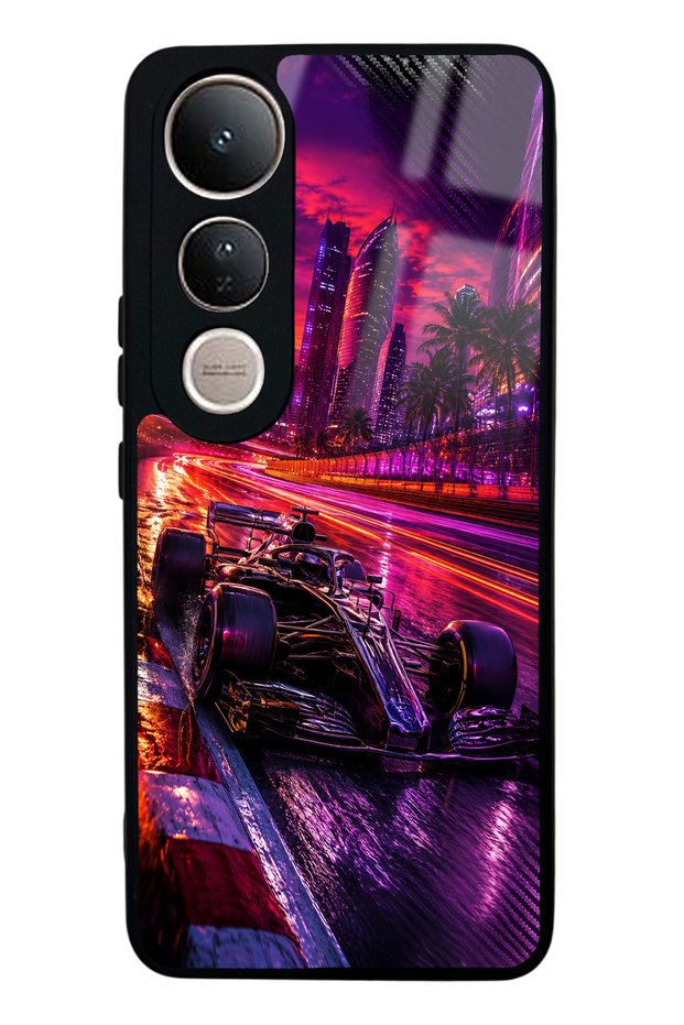 Vivo V50 Lite Purple Apex Design Glossy Phone Case