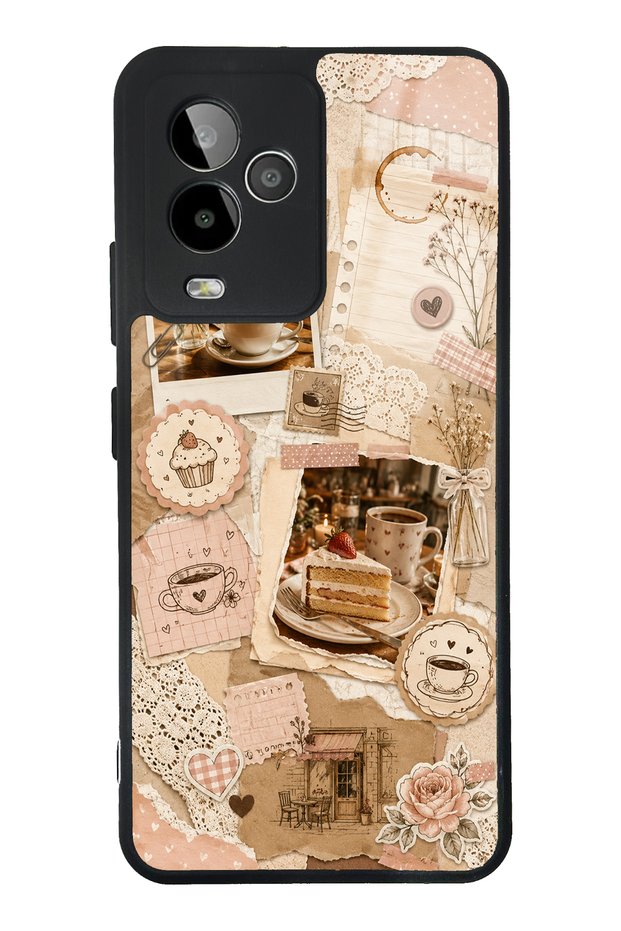 Gm 24 Pro Café Love Letters Designed Glossy Phone Case
