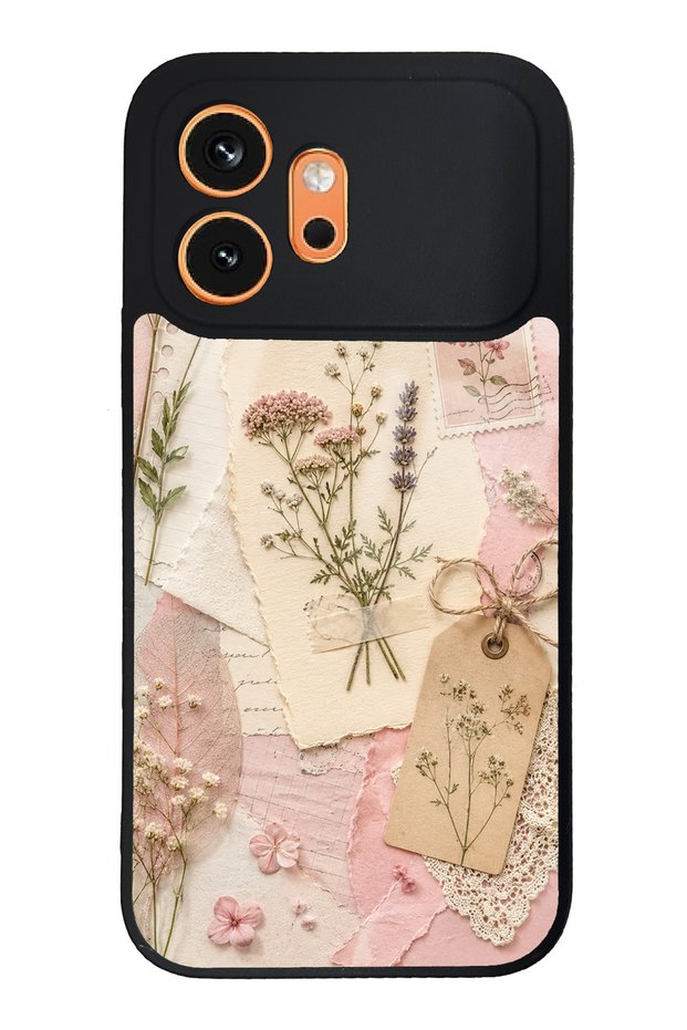 Honor 600 Blush Herbarium Design Glossy Phone Case