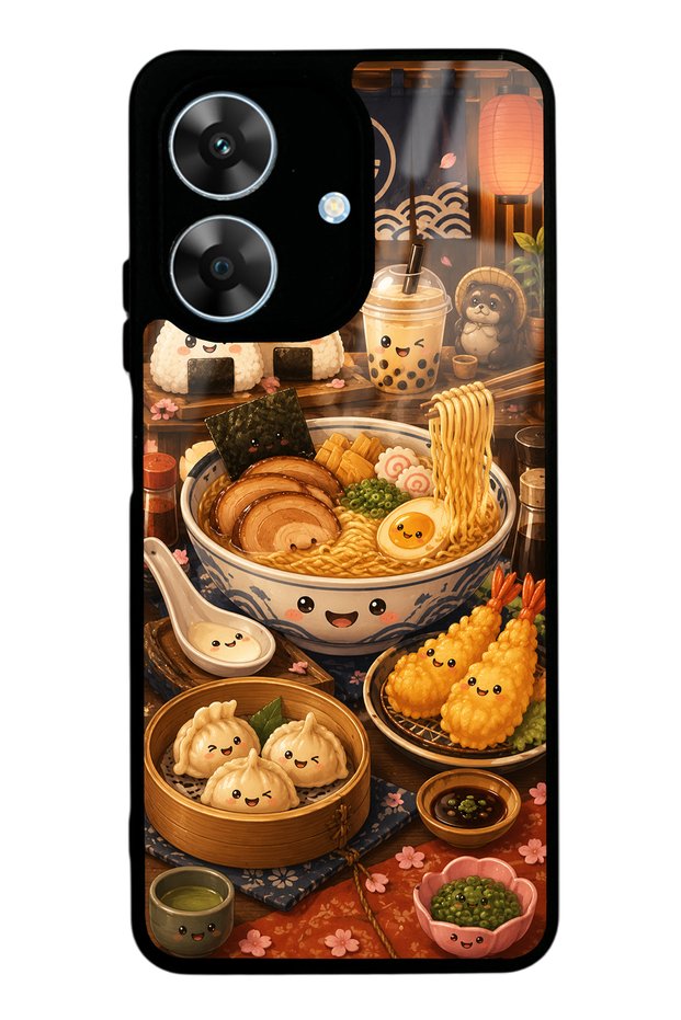 Realme Note 60 Ramen Bento Club Design Glossy Phone Case
