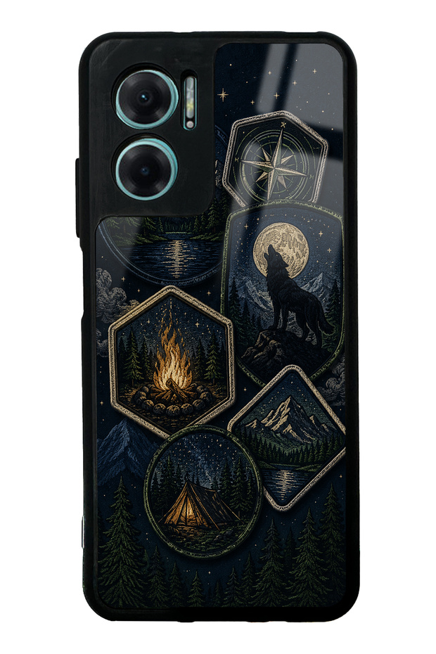 Xiaomi Redmi Note 11E Moonlit Trails Design Glossy Phone Case