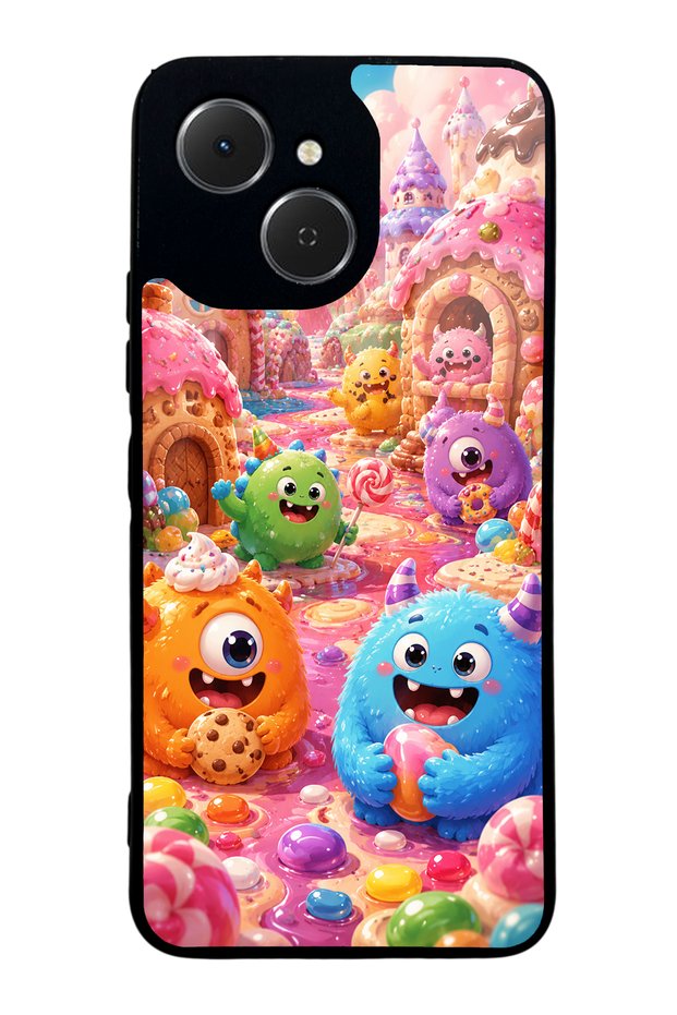Tecno Spark 40C Sugar Monster Town Design Glossy Phone Case