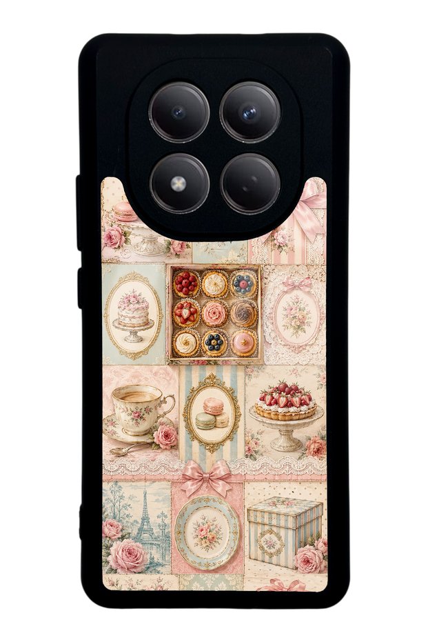 Xiaomi Redmi Note 15 5g Parisian Sweet Quilt Design Glossy Phone Case