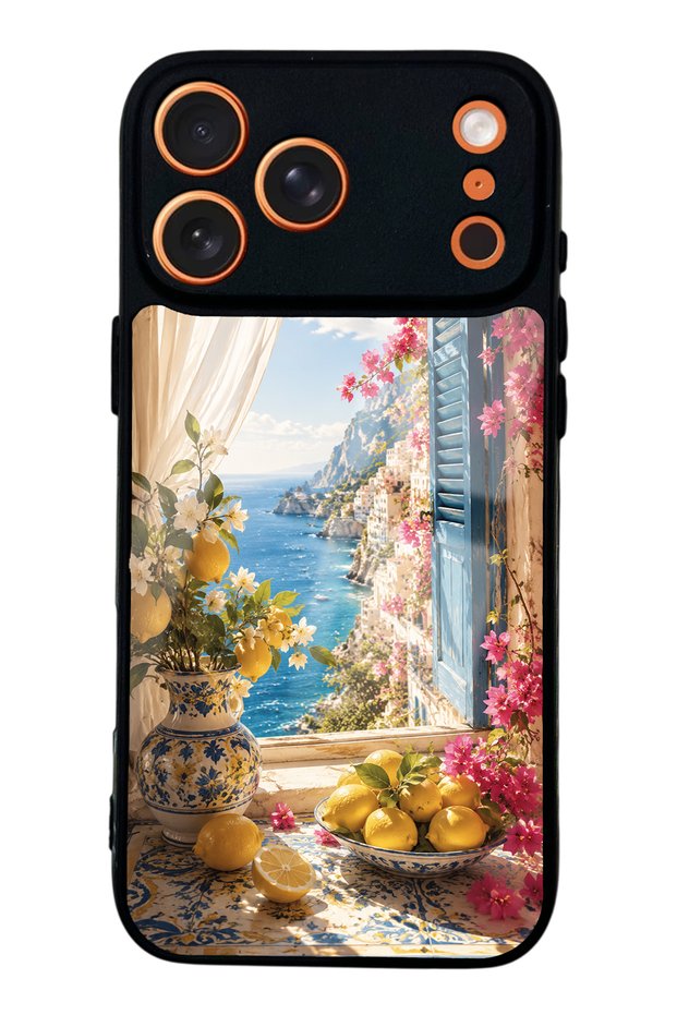 iPhone 17 Pro Max Dolce Vita Amalfi Design Glossy Phone Case