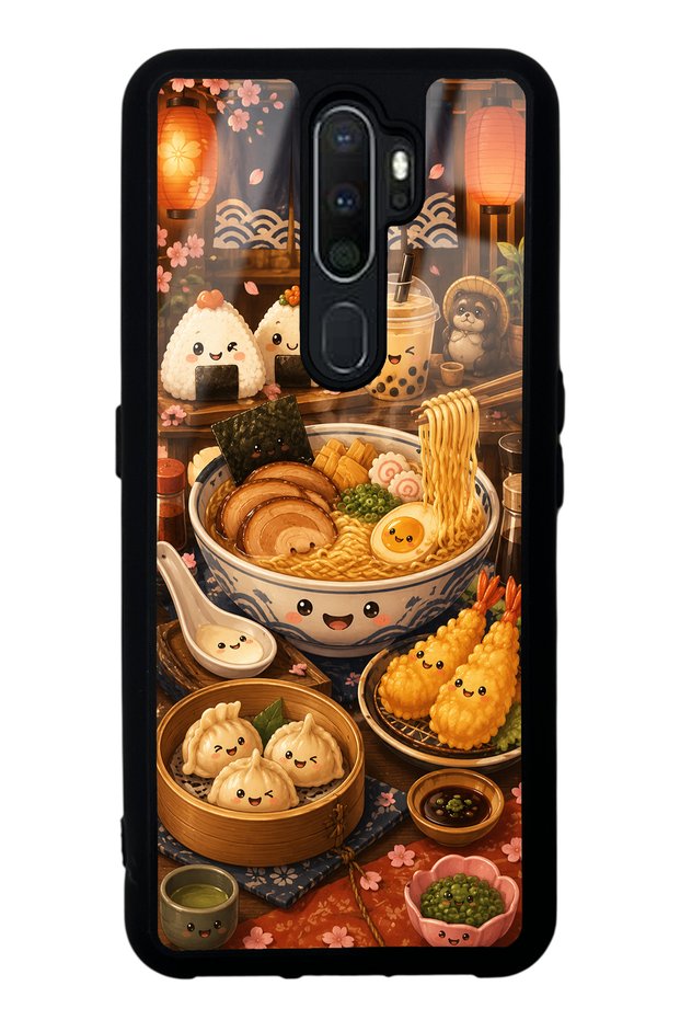 Oppo A5 2020 Ramen Bento Club Design Glossy Phone Case