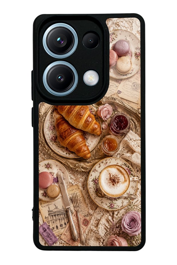 Xiaomi Redmi Note 14S French Café Romance Design Glossy Phone Case